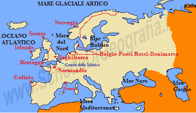 Le coste europee