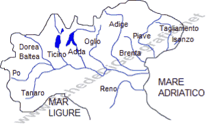 Fiumi dell'Italia settentrionale