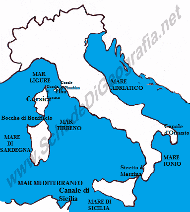 Divisione del mare Mediterraneo