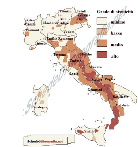 Rischio sismico in Italia